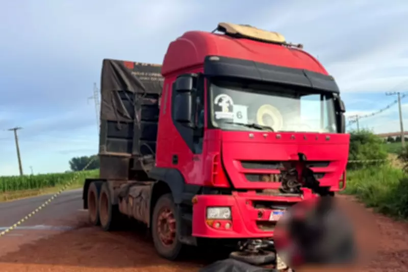 Dois homens morrem em colisão frontal entre moto e carreta na BR-364 em Mato Grosso