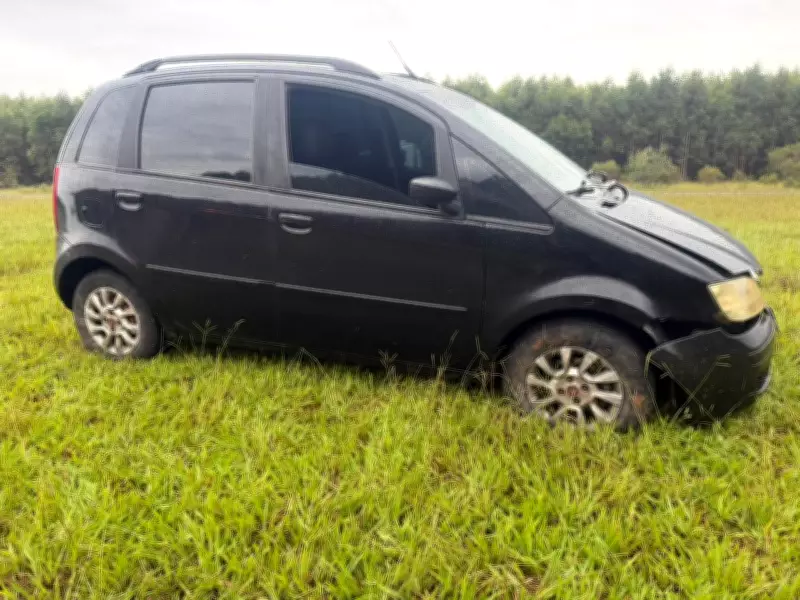 Dois homens presos após acidente com carro roubado em Ourinhos, SP