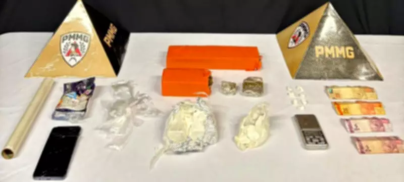 Dois homens presos por tráfico de drogas em Patrocínio após tentativa de esconder cocaína na boca