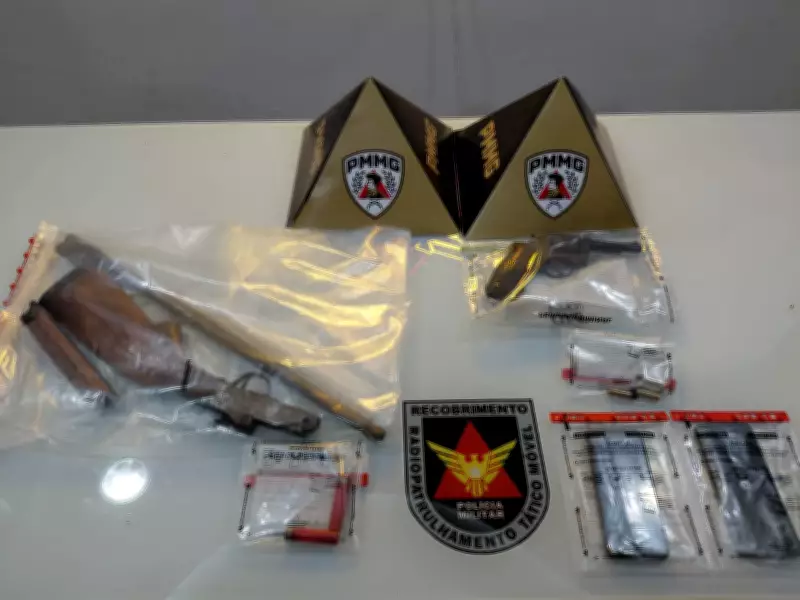 Dois homens são presos com armas após troca de tiros entre gangues em Governador Valadares