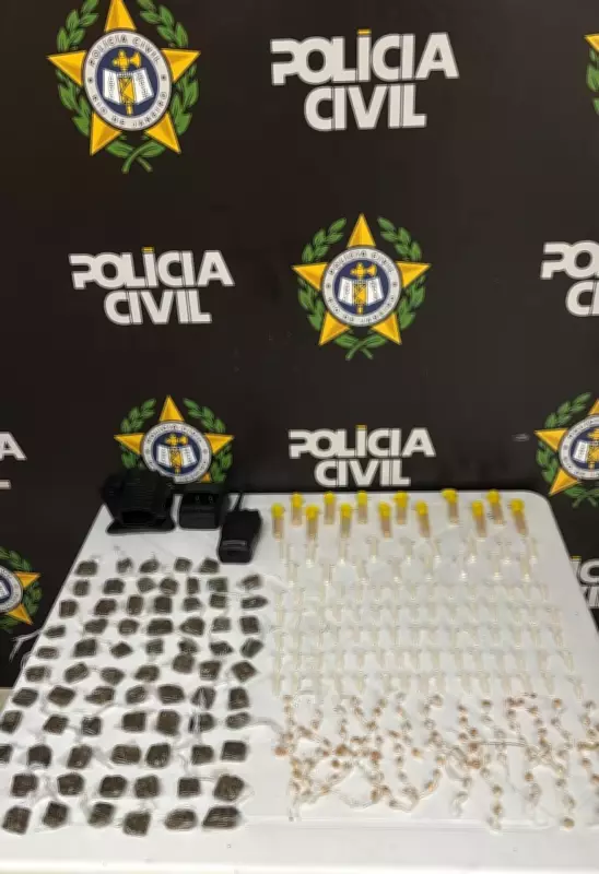 Dois jovens são presos por tráfico de drogas em Barra Mansa após tentativa de fuga