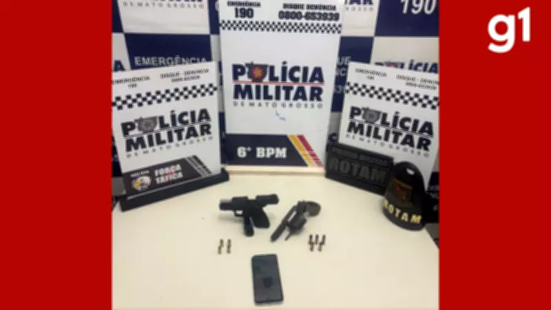 Dois suspeitos morrem em confronto com PM após perseguição e colisão em Cáceres