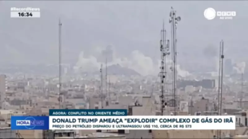 Donald Trump ameaça explodir complexo de gás do Irã e petróleo ultrapassa US$ 110