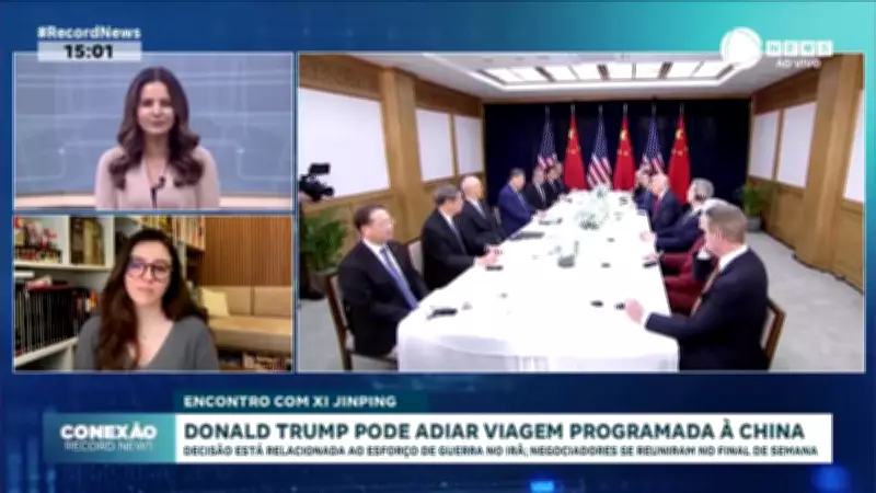 Donald Trump solicita adiamento de cúpula com Xi Jinping na China devido a esforços de guerra no Irã