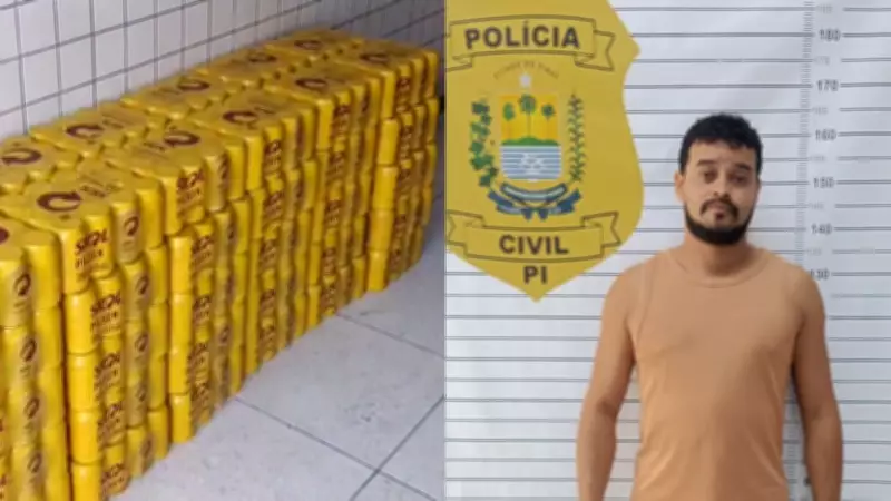 Dono de depósito é preso com mais de 100 fardos de cerveja furtados no Piauí