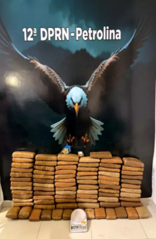 Duas mulheres são presas por tráfico de drogas em Petrolina, com apreensão de 43 kg de maconha