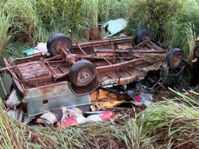 Duas vítimas fatais em acidente com furgão no sul do Tocantins