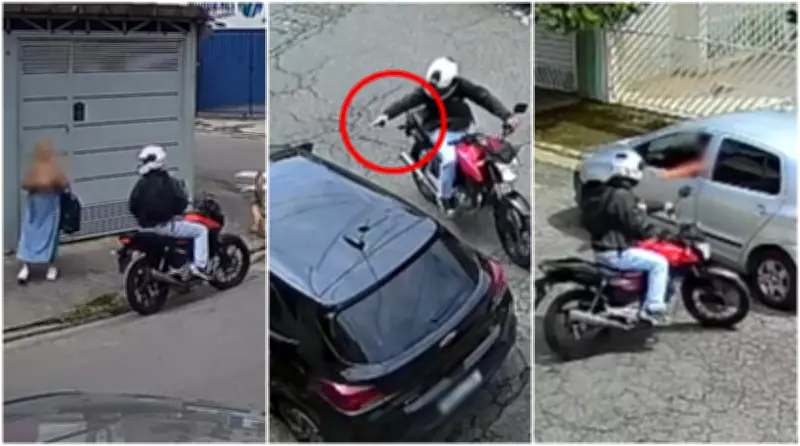 Dupla em moto faz série de roubos de alianças em menos de duas horas em Santo André