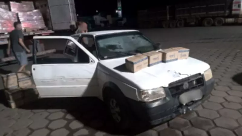 Dupla foge após tentar furtar 1,7 mil latas de atum na BR-153 em Canápolis