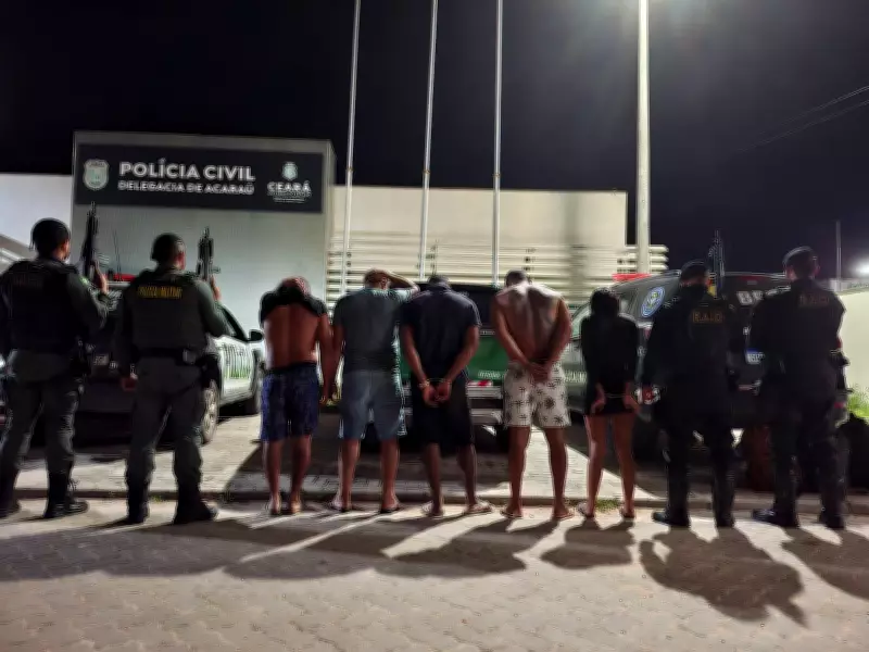 Dupla é presa no Ceará suspeita de roubos a joalherias e bancos no Nordeste