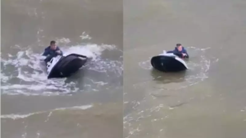 Empresário fica à deriva por 3 horas após salvar amigos em passeio de moto aquática no ES