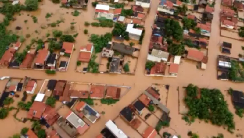 Enchente em Espinosa: 550 famílias afetadas e alerta vermelho do Inmet mantido