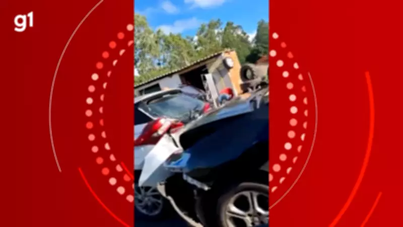 Engavetamento com quatro veículos causa lentidão na Via Expressa de São Luís