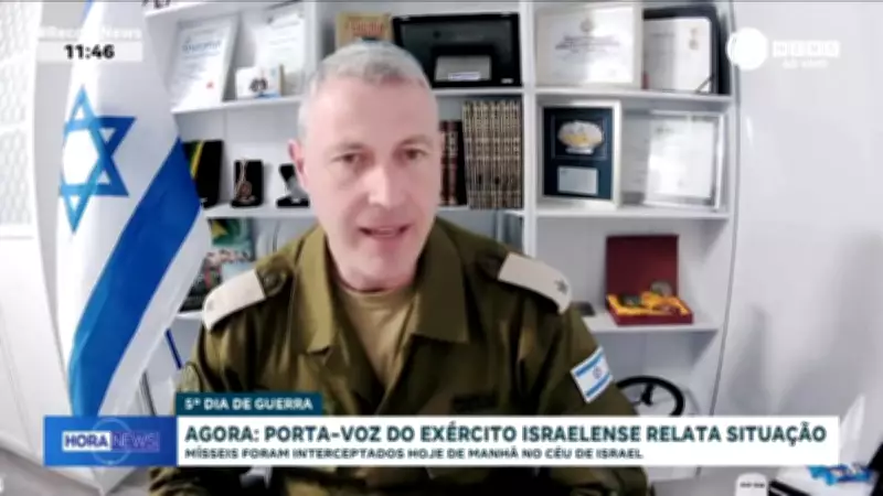 Exército de Israel intensifica bombardeios ao Irã e intercepta mísseis no céu