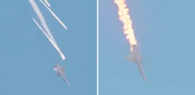 É #FAKE que vídeo mostre caça americano sendo abatido por mísseis iranianos; simulação digital viraliza