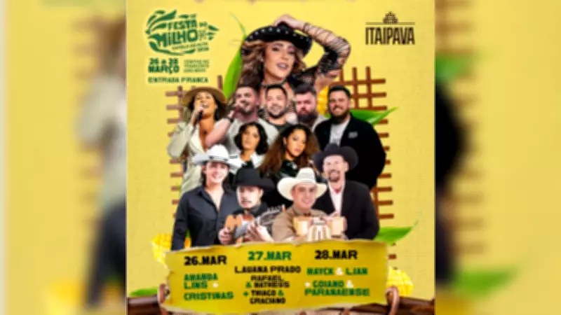 Festa do Milho Verde de Capela do Alto encerra com shows de Lauana Prado e duplas sertanejas