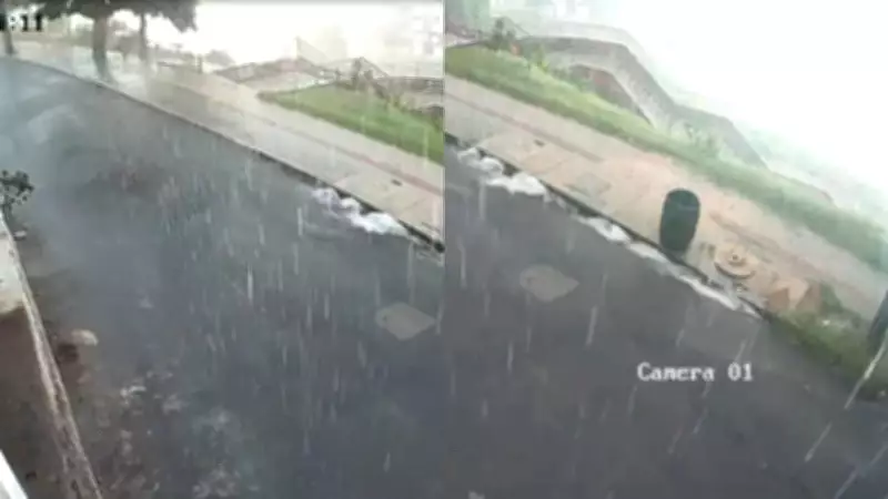 Fortaleza registra mais de 130 mil descargas atmosféricas em 2026; raios atingem prédios