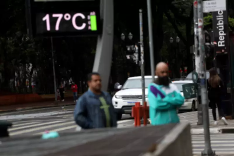 Frente fria traz chuva e queda de temperatura ao Centro-Sul do Brasil nesta semana