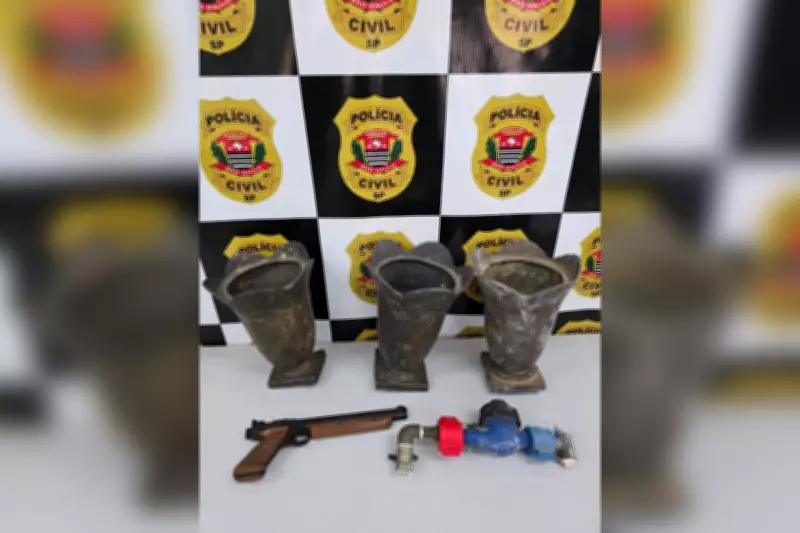 Funcionário público preso por revender hidrômetros furtados em Cerquilho, SP