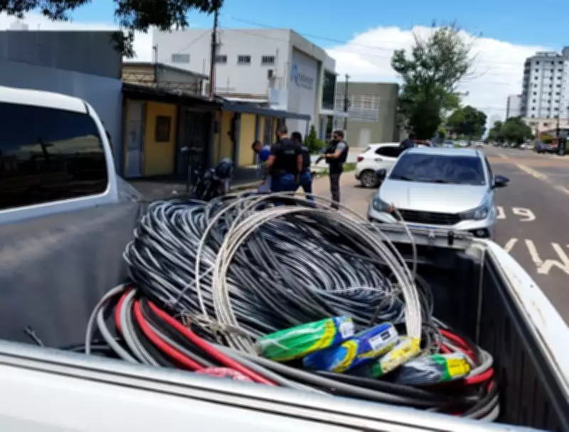 Funcionários de concessionária de energia são presos por desvio de mais de 2 km de cabos em Macapá