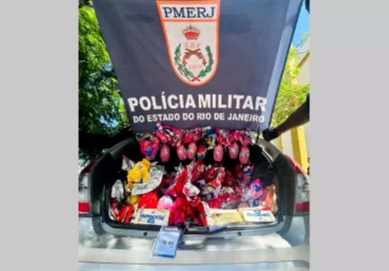 Furto de Ovos de Páscoa em Búzios: Trio é Preso com 60 Ovos e 20 Barras de Chocolate