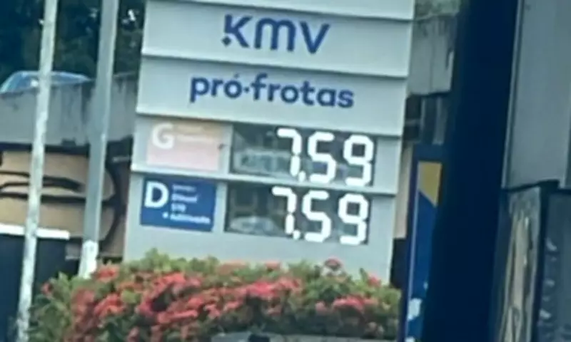 Gasolina em Manaus sofre segundo aumento em menos de um mês, chegando a R$ 7,59
