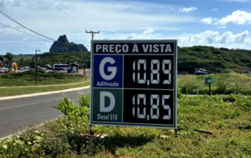 Gasolina sobe 4,81% em Fernando de Noronha e atinge R$ 10,89 por litro