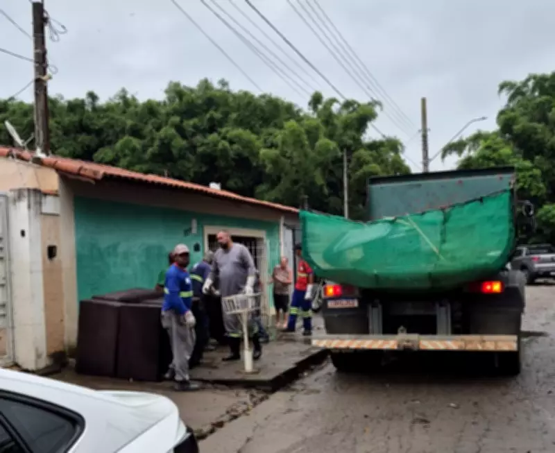 Guaratinguetá inicia limpeza após temporal que deixou seis desalojados e ruas alagadas