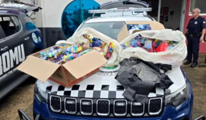 Guarda Municipal de Valinhos prende cinco por furto de ovos de páscoa em shopping