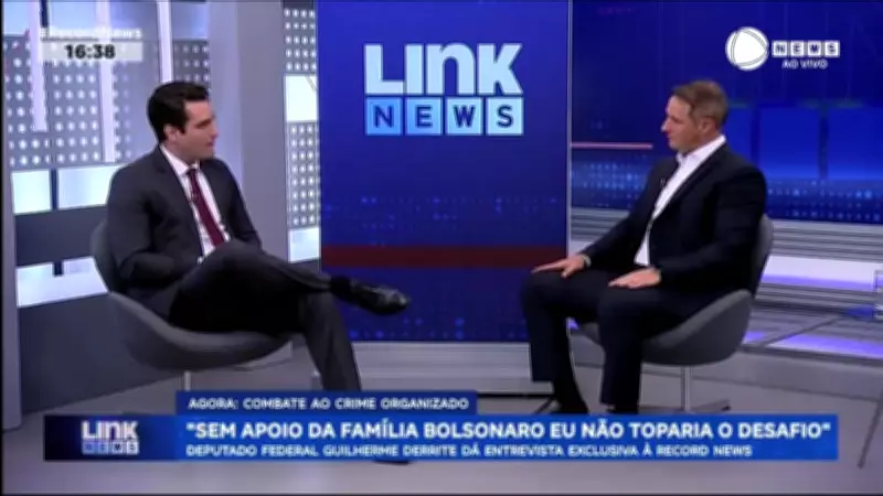 Guilherme Derrite aborda pré-candidatura ao Senado e vínculos com família Bolsonaro