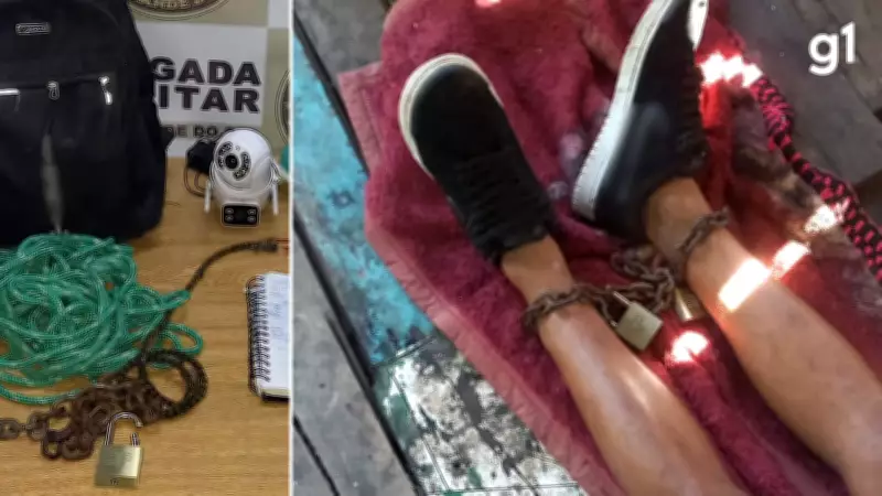 Homem acorrentado é resgatado de cárcere privado em São Leopoldo após sequestro por dívida de drogas
