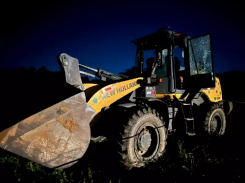 Homem é baleado ao tentar furtar pá-carregadeira da Prefeitura de Mogi das Cruzes