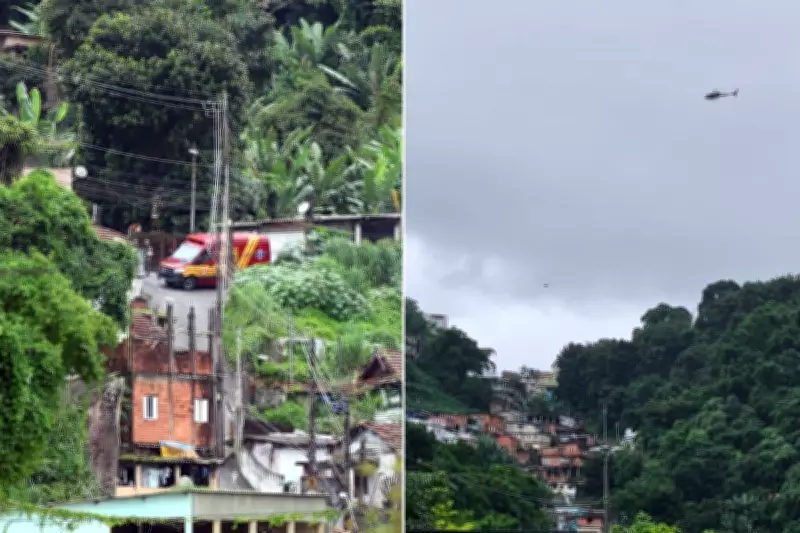Homem é baleado em confronto com PMs durante operação no Morro São Bento, em Santos