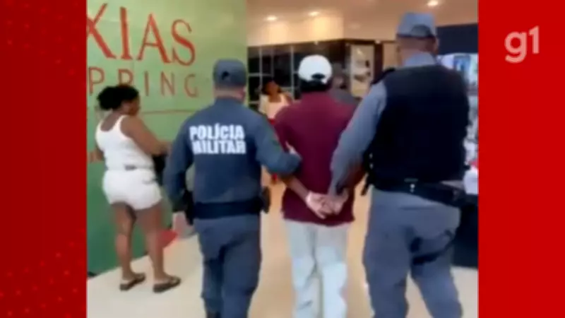 Homem com mandado de prisão por roubo é capturado dentro de shopping em Caxias, no Maranhão