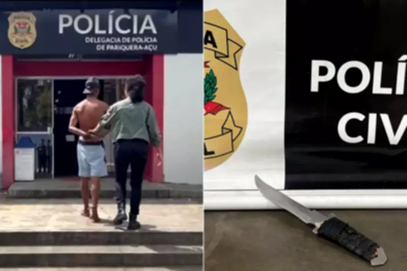 Homem com sete condenações é preso por tentativa de homicídio a facadas em Pariquera-Açu