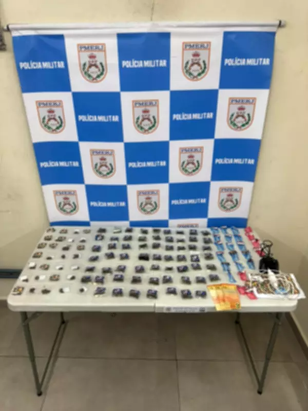 Homem de 32 anos é preso por tráfico de drogas em Volta Redonda, RJ