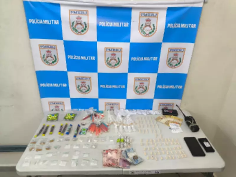 Homem de 39 anos é preso com drogas em Volta Redonda após tentativa de fuga