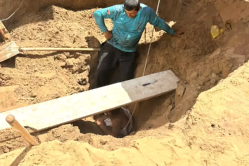 Homem de 66 anos é soterrado em fossa e resgatado após 2h30 em Bataguassu, MS