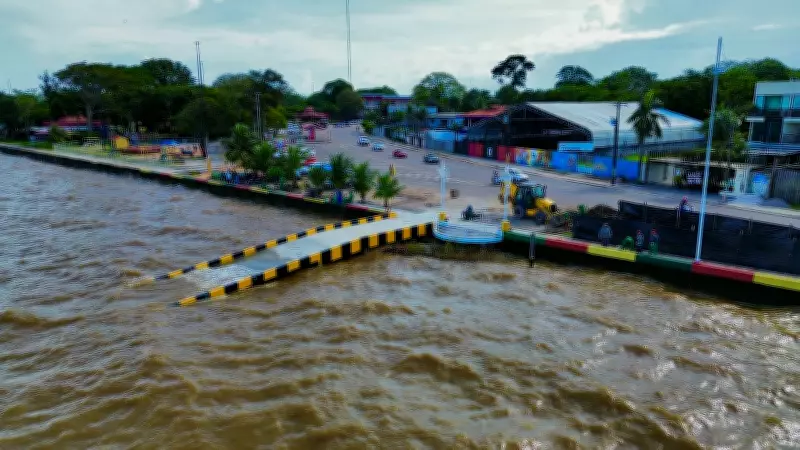 Homem desaparece após afogamento na Rampa Náutica de Macapá; Bombeiros buscam corpo no Rio Amazonas