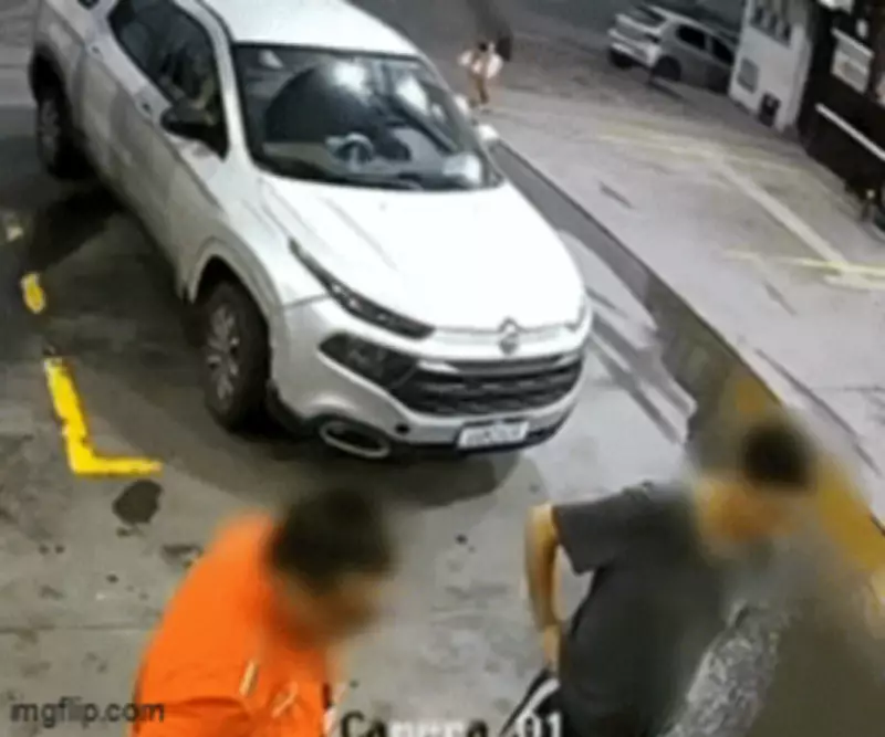 Homem é detido após atear fogo em combustível derramado em posto de gasolina em Orleans, SC