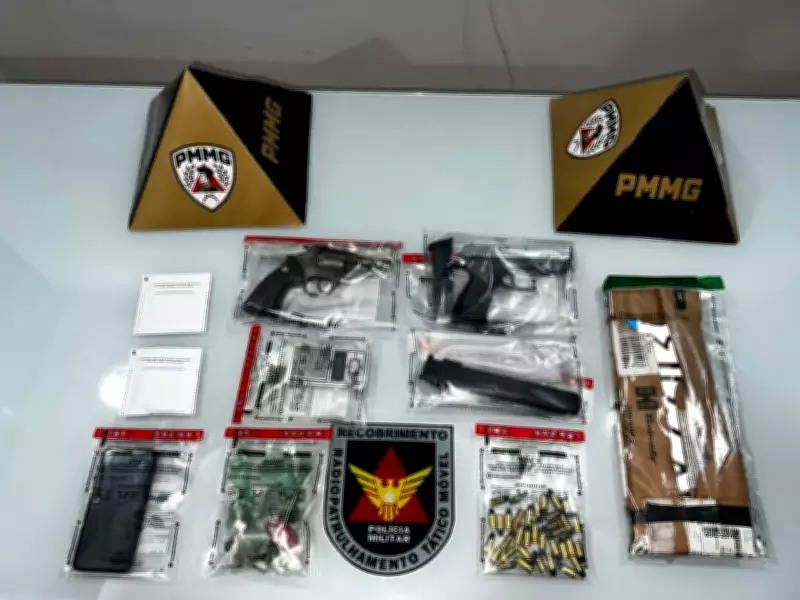 Homem em regime aberto é preso com armas e drogas após fuga de abordagem em Governador Valadares