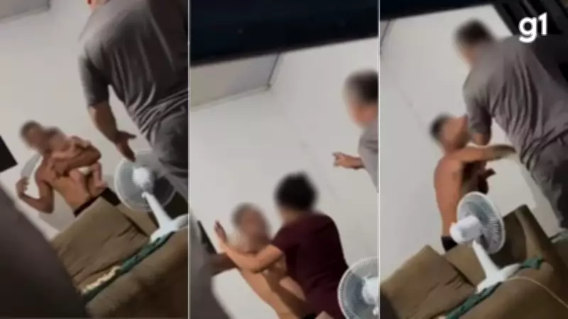 Homem em surto faz bebê refém com caco de vidro e é agredido por vizinhos em Ipatinga