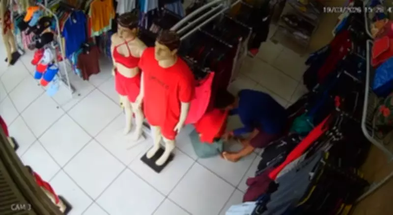 Homem furtou roupas em loja de São Pedro da Aldeia e causou prejuízo de mais de R$ 2 mil