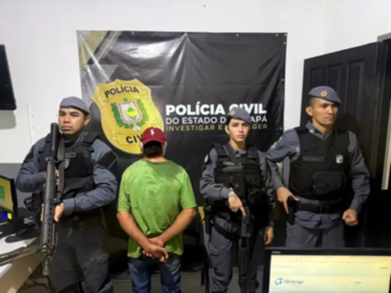 Homem invade casa, agride filho autista e é preso com arma em Pedra Branca do Amapari