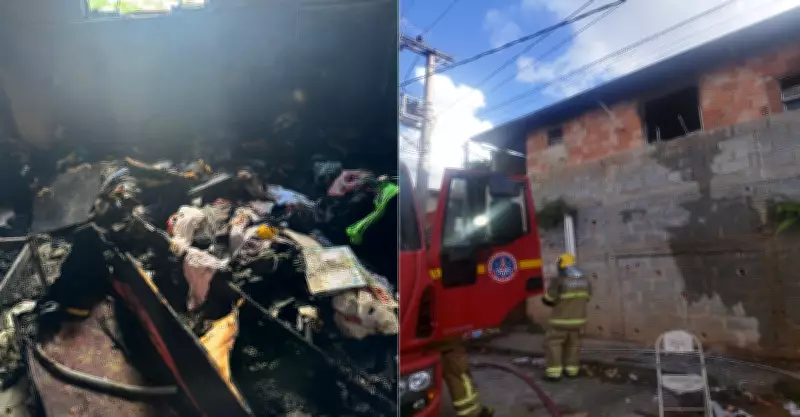 Homem morre ao tentar conter incêndio em casa no bairro Vila Esperança II, em Juiz de Fora