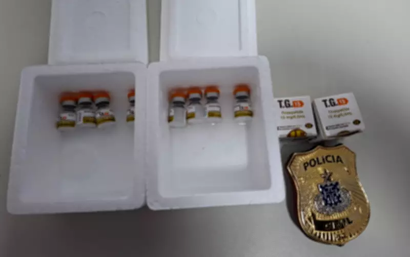 Homem preso ao vender canetas emagrecedoras ilegais no centro de Feira de Santana