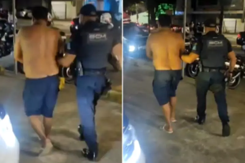 Homem é preso após agredir esposa e três enteados em Guarujá, SP, após gesto de criança