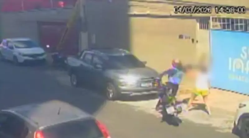 Homem é preso após assaltar mulher e agredi-la com capacete em Manaus