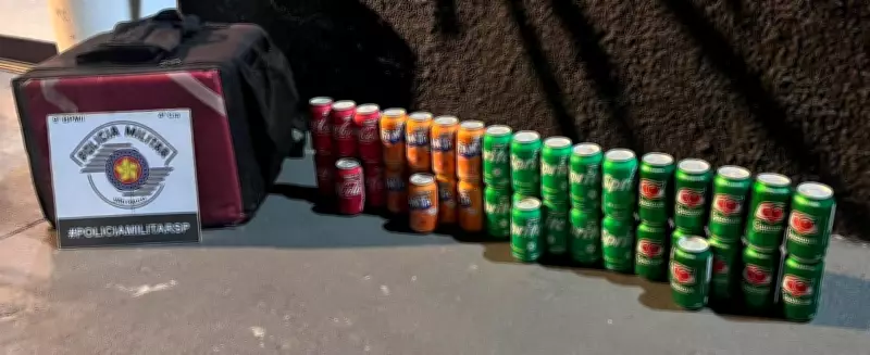 Homem é preso após furtar 38 latinhas de refrigerante em comércio de Garça (SP)