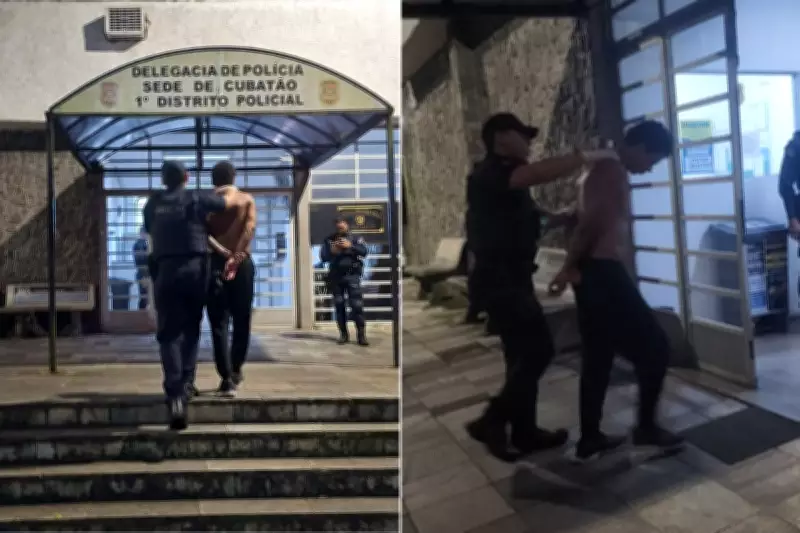 Homem é preso duas vezes em Cubatão por agredir ex-companheira e ameaçar funcionária